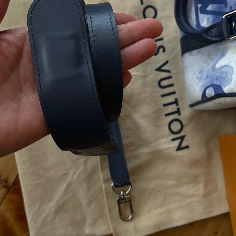 Louis Vuitton Blue and White Women's Bag‎
